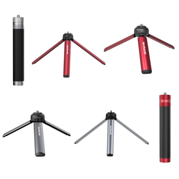 Sunnylife TY-Q9404 för GoPro11 / Insta360 X3 Pocket Desktop Tripod Stand Standard Edition Titan färg
