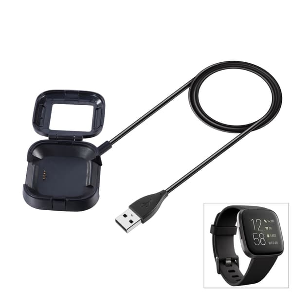 För Fitbit Versa 2 Smart Watch USB laddarkabel, längd: 90 cm