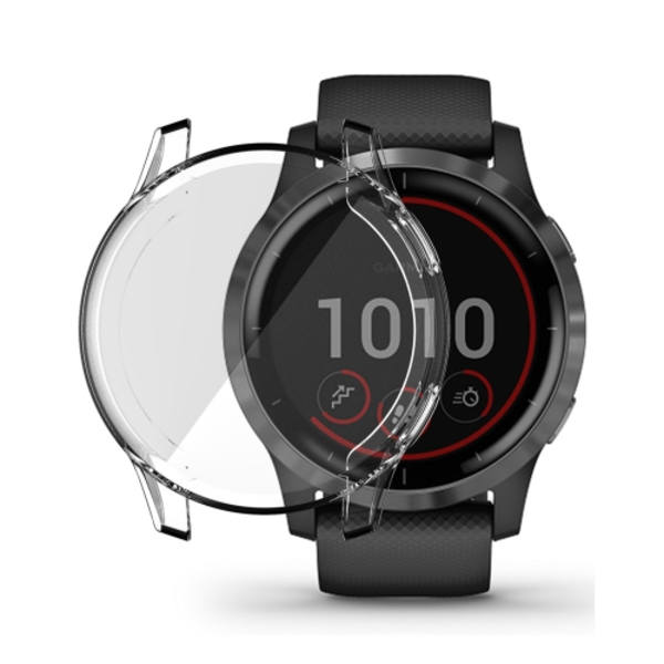 För Garmin Venu 2S 40 mm / Vivoactive 4S 40 mm Hat-Prince Full täckning Transparent TPU Mjukt case