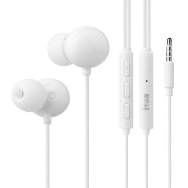 IVON E50 3,5 mm Stereo brusreducerande hörlurar Vit