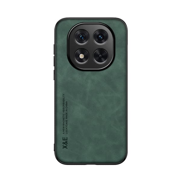 Redmi Note 14 Pro+ 5G - Magnetisk Läderbaksfodral med Skinnkänsla Grön