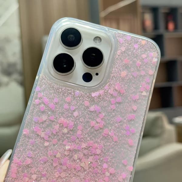 iPhone 18 Pro Max / iPhone 17 Pro Max Skal med Glittrande Gradient - Epoxy TPU Lysande färger