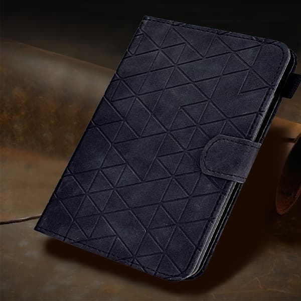 iPad Pro 11 2024 Skal i Rhombus TPU Smart Läderfoder Svart