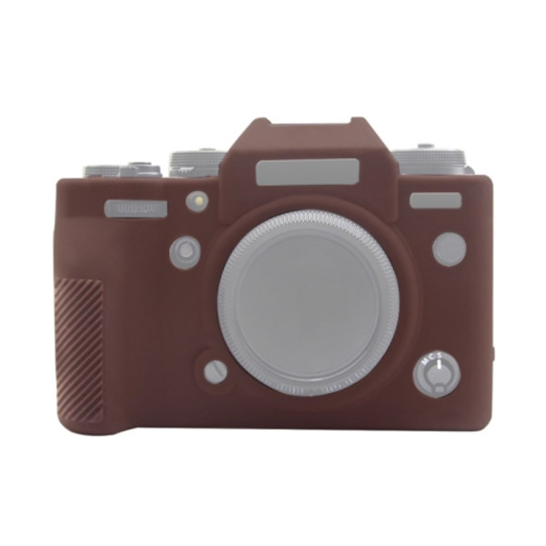 Mjukt silikonfodral för Fujifilm X-T4 Kaffe