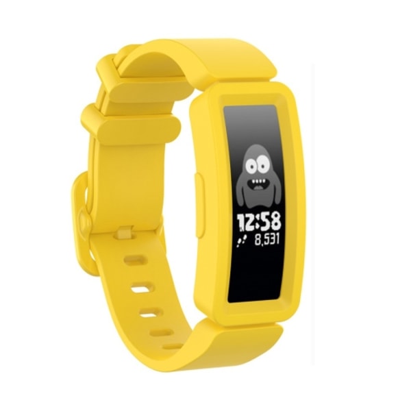 För Fitbit Inspire HR / Ace 2 Silikon Smart Watch Watch Band Yellow