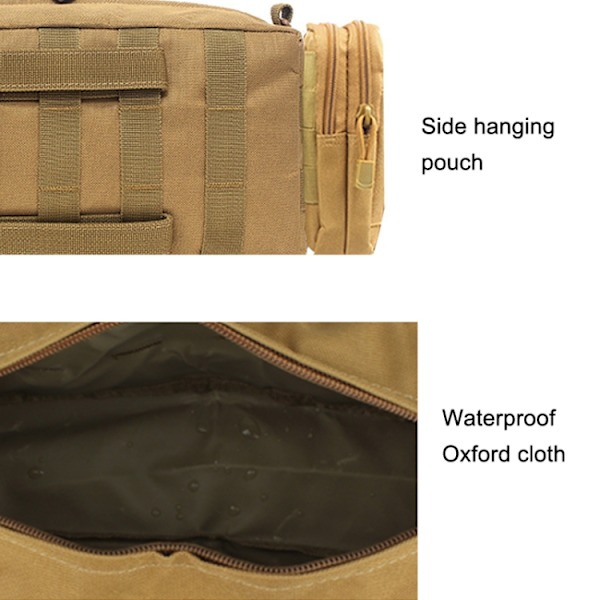 H-107 Utomhus Vattentät Skräp Förvaringspaket Multifunktionstillbehör Paket Grön