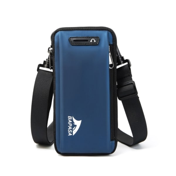 BAPASA A155 Mini Multifunktionell Crossbody Telefonväska Midjeväska Blå
