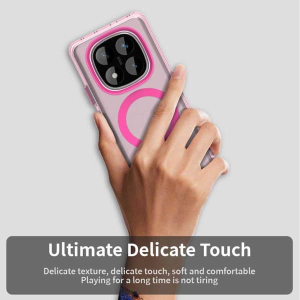 Redmi Note 14 Pro 4G - Candy MagSafe PC Hybrid TPU Mobilskal Röd