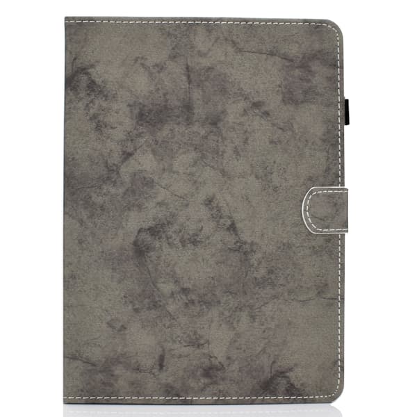 Samsung Galaxy Tab A9 / A11 Marble Style Smart Leather Case Grå