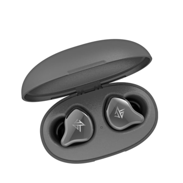 KZ S1 1DD+1BA Hybrid Technology Trådlösa Bluetooth 5.0 Stereo In-ear Sport Hörlurar med Mikrofon Grå