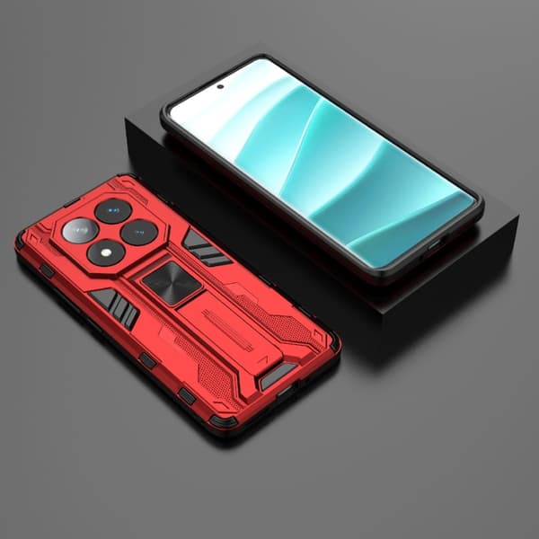 Redmi Note 14 Pro 5G Supersonic PC + TPU Mobilskal Röd