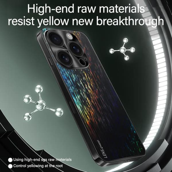 iPhone 16 Pro Max Dazzling Akryl Stötsäker Skal Svart