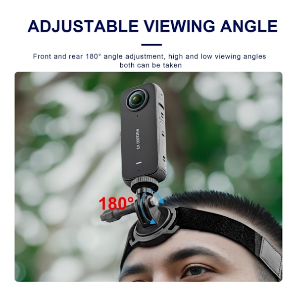 STARTRC Action Camera Magnetisk POV View Fäste Snabbfäste Huvudband