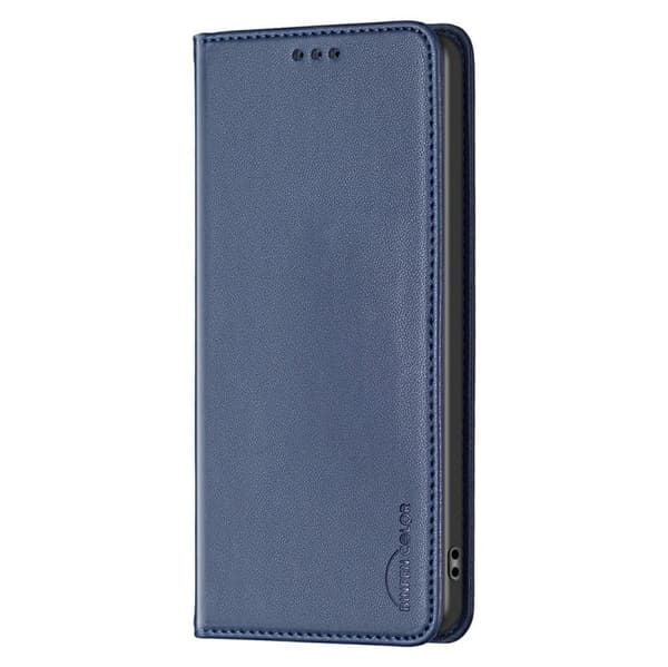 iPhone 18 Pro Max / iPhone 17 Pro Max Skal Läderfodral - Magnetiskt Blå