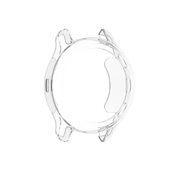 För Garmin Venu 2 Plus TPU Halvpack Candy Color Watch Case Transparent