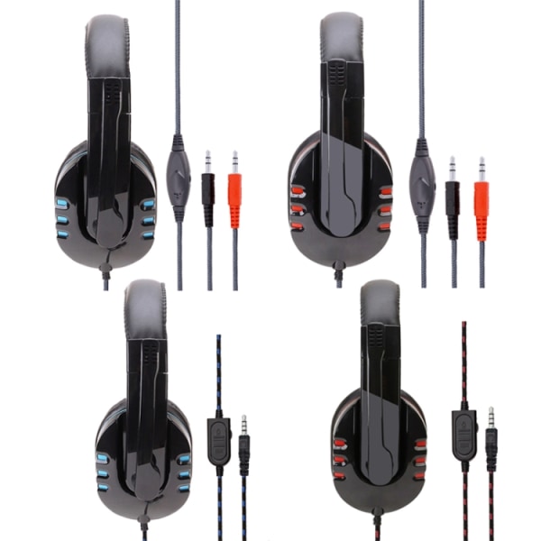 Soyto SY733MV Gaming-headset för PC Svart röd