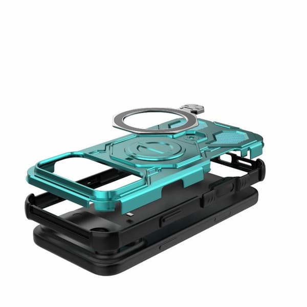 iPhone 18 Pro / iPhone 17 Pro Skal - Solid Färg med MagSafe Magnetisk TPU+PC Blå sjön