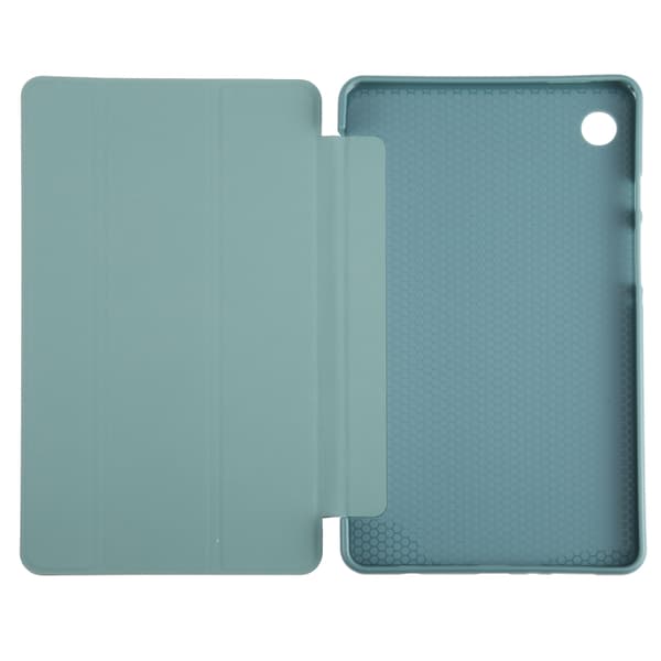 Samsung Galaxy Tab A9 / A11 Tri-fold TPU Läderfodral Mörkgrön
