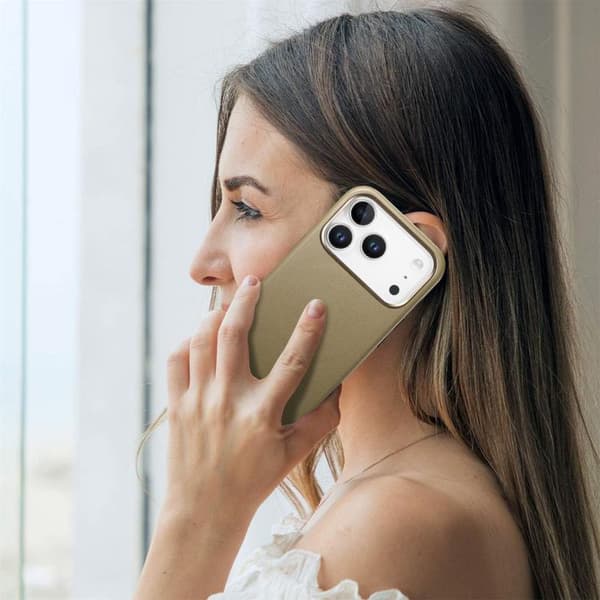 iPhone 18 Pro Max / iPhone 17 Pro Max Skal med elektropläterade metallknappar och MagSafe Grön