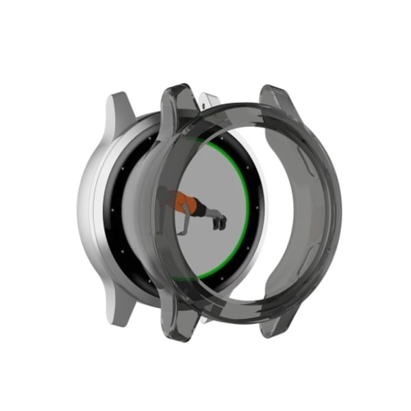 För Garmin Vivoactive 4S TPU skyddande skal Transparent Black