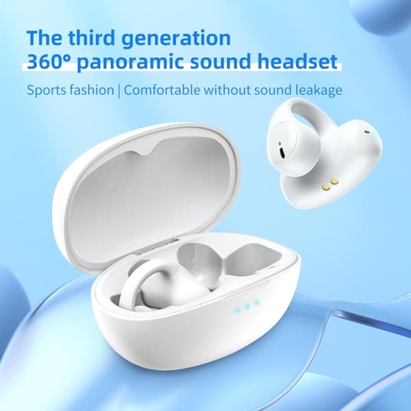 ONIKUMA T306 Trådlösa Bluetooth-hörlurar Vit