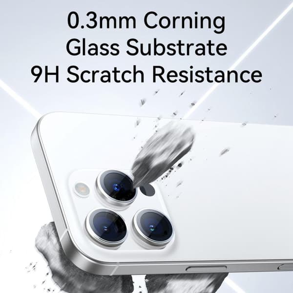 iPhone 17 JOYROOM Knight Series 9H HD Linsskydd Silver