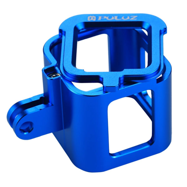 Skyddande hölje i CNC-aluminiumlegering med försäkringsram för GoPro HERO5 Session /HERO4 Session /HERO Session Blå