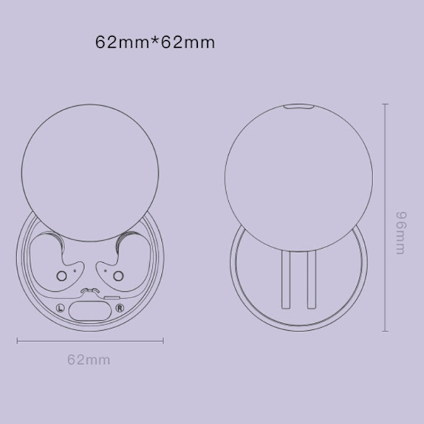 Bluetooth 5.3 Sovande Öronproppar TWS True Wireless Mini In-Ear Sidosovning Löpning Sport Öronproppar Svart