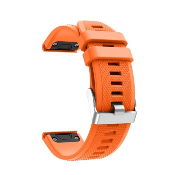 För Garmin Fenix ​​5 Silicone Watch Band Orange