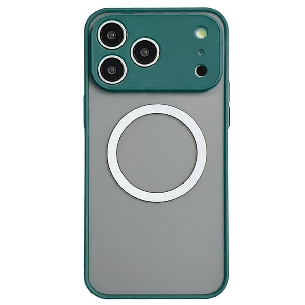 iPhone 18 Pro Max / iPhone 17 Pro Max Hawkeye Skin Feel MagSafe Skal Mörkgrön