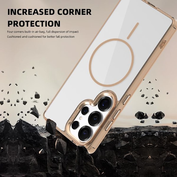Samsung Galaxy A56 Skal Star Shield Thin Circle MagSafe Svart