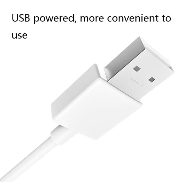10 LED-lampor Kosmetisk Rum Badrumsspegel Frontljus USB Trefärgs Dimljus