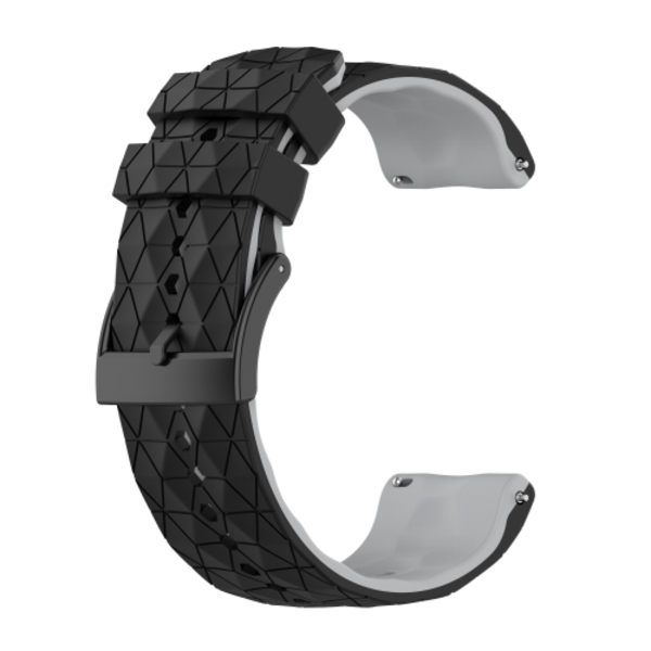 För Suunto 9 24 mm Watch i blandad färg Black-Grey