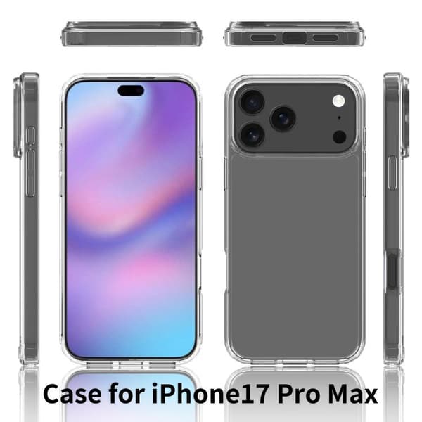 iPhone 17 Pro Scratchproof Acrylic TPU Skal Svart