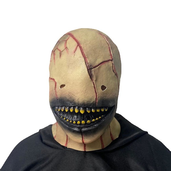 Halloween Carnival Creepy Blindness Wizard Mask Demon Läskig häxa Skräckmask för scenframträdanden, Haunted House-festrekvisita