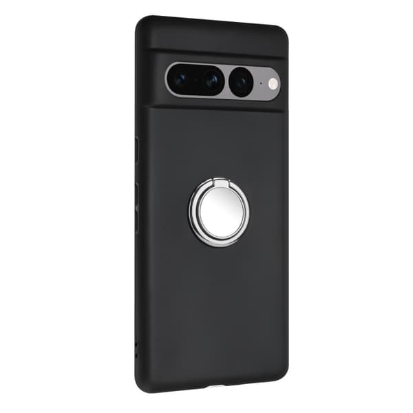 för Pixel 8a Skal med Matt Ringhållare i TPU Silver