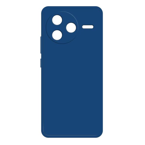Redmi K80 - Imiterande Flytande Silikon Mobilskal Blå