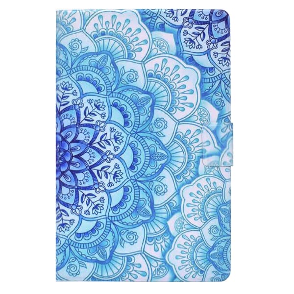 Samsung Galaxy Tab A 8.0 (2015) TPU Läderfodral Grön Blomma