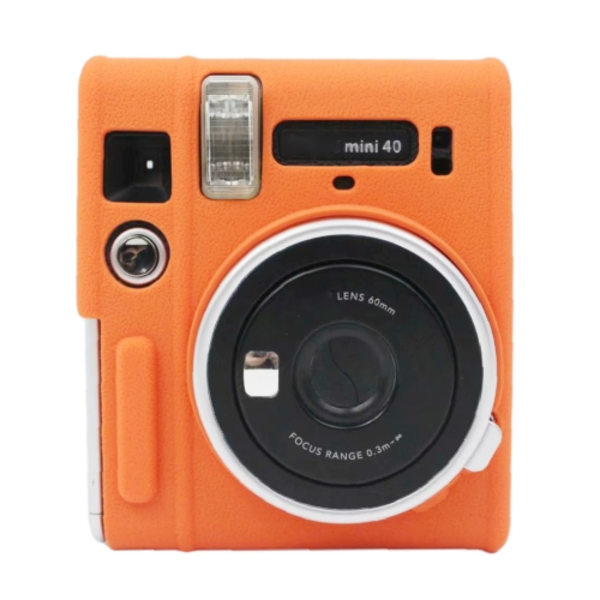 Mjukt silikonfodral för Fujifilm Instax mini 40 Orange