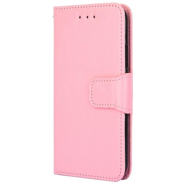 Redmi Note 14 4G - Kristalltextur Läderfodral Rosa