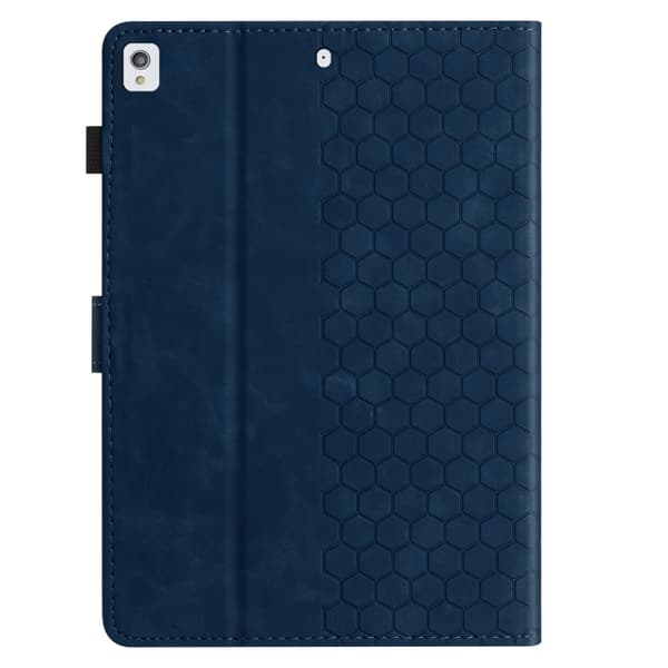 Samsung Galaxy Tab A7 Lite T220 Honeycomb Prägad Läderfodral Blå