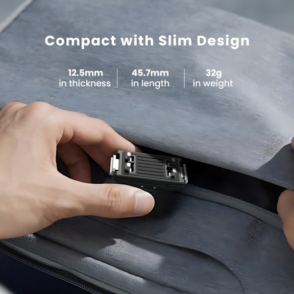 AMagisn Metall Magnetisk Snabbkoppling + Topplock, För Insta360 Ace / Ace Pro / X3 / X2 / GoPro HERO12 Black