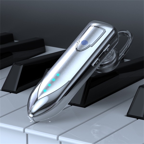 ME-3 Bluetooth 5.0 Business Style Touch Switch Bluetooth-hörlurar Silver
