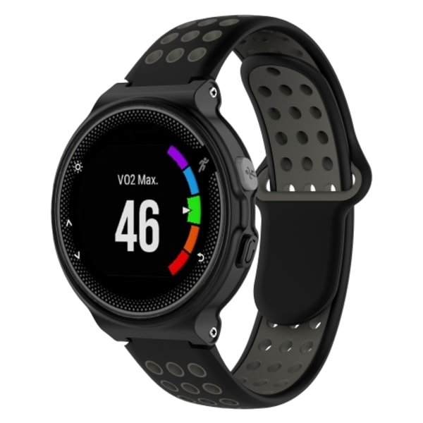 För Garmin Forerunner 220 / 230 / 235 / 630 / 620 / 735xt watch Black gray