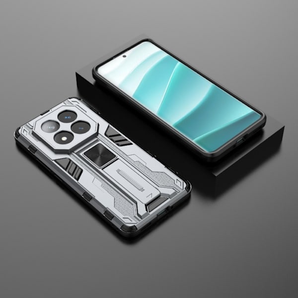 Redmi Note 14 Pro+ 5G Supersonic PC + TPU Mobilskal Grå