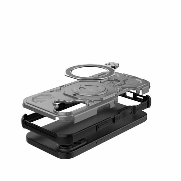 iPhone 17 Skal - Solid Färg med MagSafe Magnetisk TPU+PC Grå