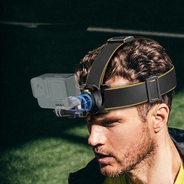 Universal Action Camera Magnetisk Snabbkoppling Huvudband Fäste