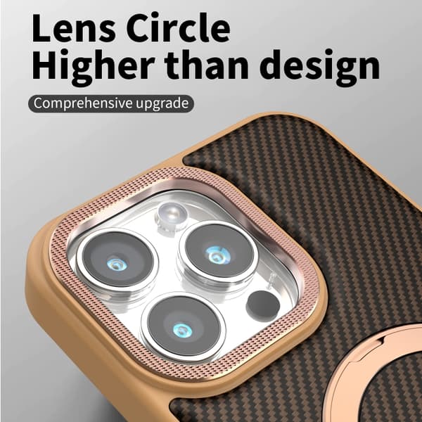iPhone 16 Pro Kolfiber MagSafe Skal - Premium Skydd och Stil Grå