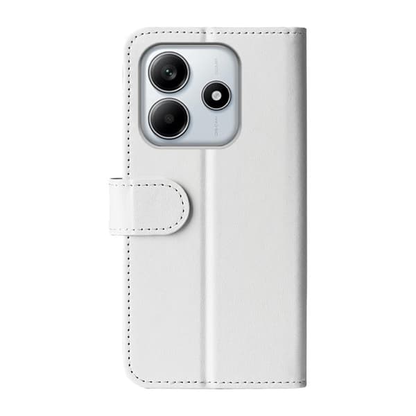 Redmi Note 14 4G - R64 Textur Horisontell Flip Läderfodral Vit
