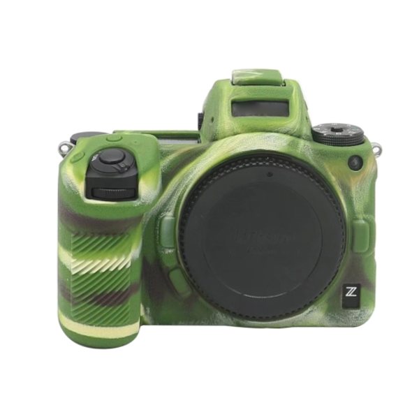 Mjukt silikonfodral för Nikon Z7 II Kamouflage